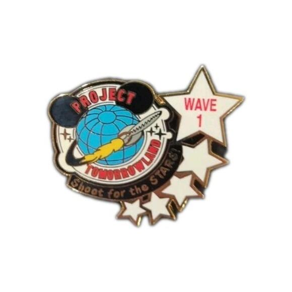 Disney Cast Member Project Tomorrowland Pin Set – Space Mountain Waves 1 & 2 + P - Picture 3 of 6